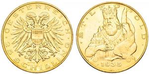 25 Shilling Federal State of Austria (1934-1938) Gold 