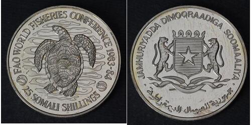 25 Shilling Somalia Níquel/Cobre 