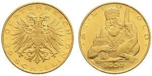 25 Shilling Federal State of Austria (1934-1938) Oro 