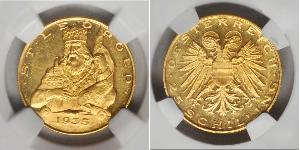 25 Shilling Federal State of Austria (1934-1938) Oro 