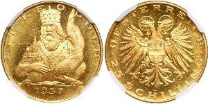 25 Shilling Federal State of Austria (1934-1938) Oro 