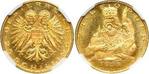 25 Shilling Federal State of Austria (1934-1938) Oro 