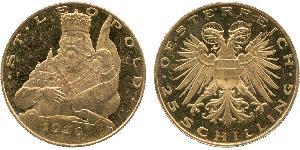 25 Shilling Federal State of Austria (1934-1938) Oro 