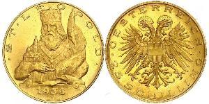 25 Shilling Federal State of Austria (1934-1938) Oro 