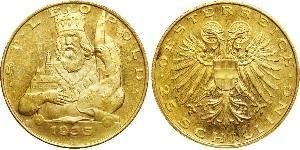 25 Shilling Federal State of Austria (1934-1938) Oro 