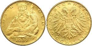 25 Shilling Federal State of Austria (1934-1938) Oro 