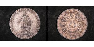 25 Shilling Republic of Austria (1955 - ) Plata Wolfgang Amadeus Mozart