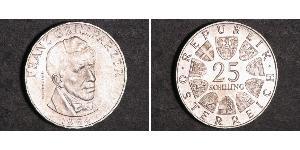 25 Shilling Republik Österreich (1955 - ) Silber 