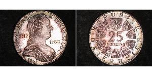 25 Shilling Republik Österreich (1955 - ) Silber Maria Theresa of Austria (1717 - 1780)