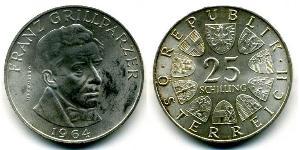 25 Shilling Republic of Austria (1955 - ) Silver 