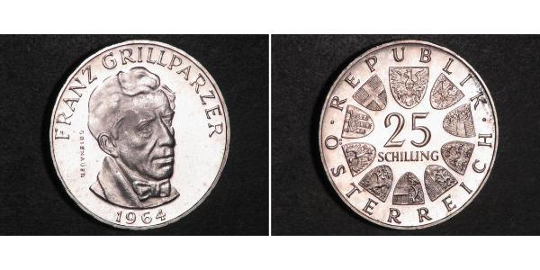 25 Shilling Republic of Austria (1955 - ) Silver 