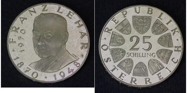 25 Shilling Republic of Austria (1955 - ) Silver 