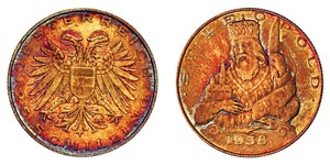 25 Shilling Federal State of Austria (1934-1938) 金 