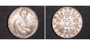 25 Shilling 奥地利 銀 