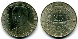 25 Shilling 奥地利 銀 