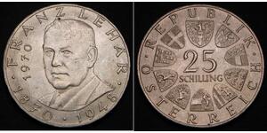 25 Shilling 奥地利 銀 