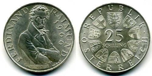 25 Shilling 奥地利 銀 