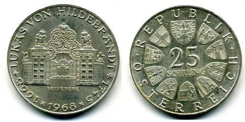 25 Shilling 奥地利 銀 