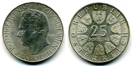 25 Shilling 奥地利 銀 