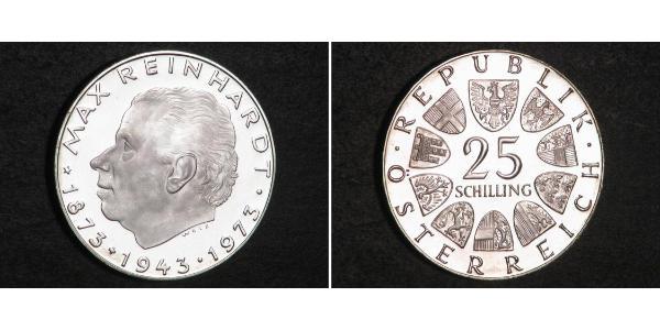 25 Shilling 奥地利 銀 