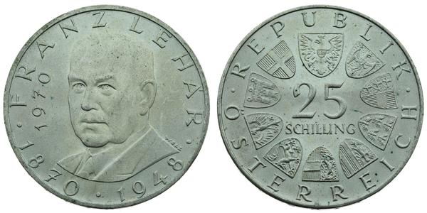25 Shilling 奥地利 銀 