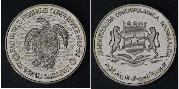 25 Shilling Somalia 銅/镍 