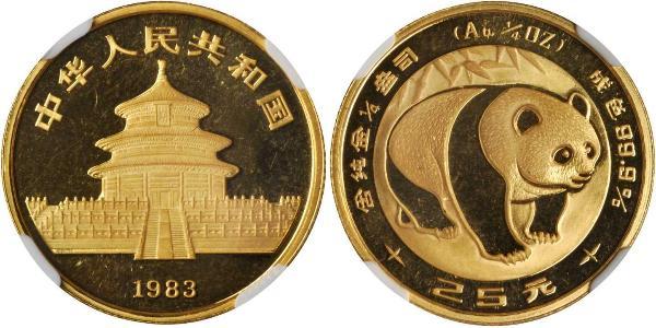 25 Yuan China Gold 