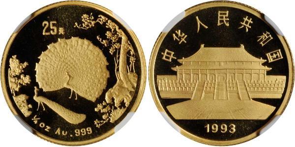 25 Yuan Cina Oro 