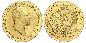 25 Zloty Kingdom of Poland (1815-1915) Gold Alexander I of Russia (1777-1825)