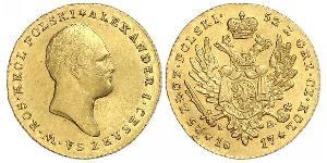 25 Zloty Kongresspolen (1815-1915) Gold Alexander I (1777-1825)