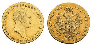 25 Zloty Kongresspolen (1815-1915) Gold Alexander I (1777-1825)