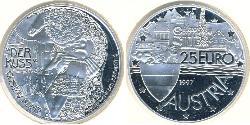 25 Євро Австрійська Республіка (1955 - ) Срібло 