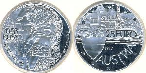 25 Євро Австрійська Республіка (1955 - ) Срібло 