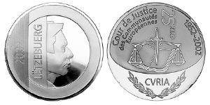 25 Євро Люксембург Срібло 