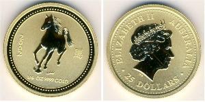 25 Долар Австралія (1939 - ) Золото Єлизавета II (1926-2022)