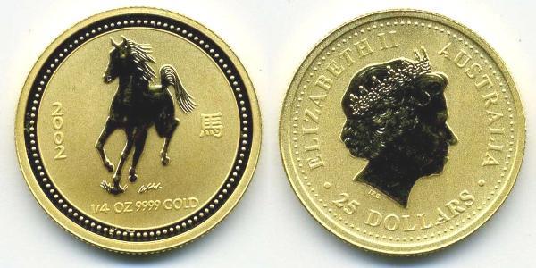 25 Долар Австралія (1939 - ) Золото Єлизавета II (1926-2022)