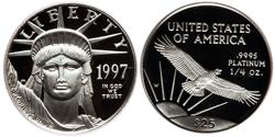 25 Долар США (1776 - ) Платина 