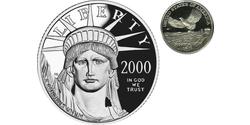 25 Доллар США (1776 - ) Платина 