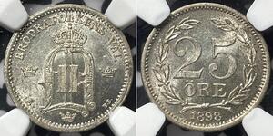 25 Ере Швеція Срібло 