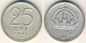 25 Ере Швеція Срібло 