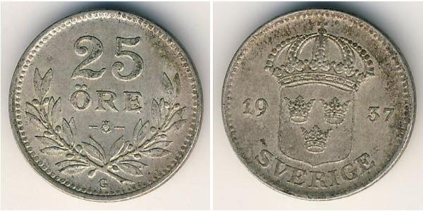 25 Ере Швеція Срібло 