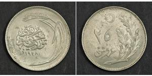 25 Куруш Турция (1923 - ) Никель 