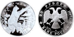 25 Рубль Российская Федерация  (1991 - ) Серебро 