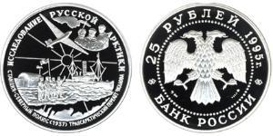 25 Рубль Российская Федерация  (1991 - ) Серебро 