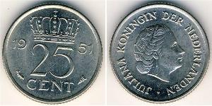 25 Цент Королевство Нидерланды (1815 - )  