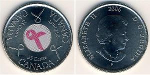 25 Цент Канада Никель Елизавета II (1926-2022)