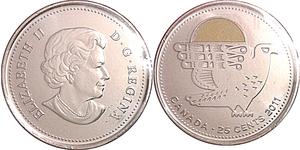 25 Цент Канада Никель Елизавета II (1926-2022)