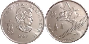 25 Цент Канада Никель Елизавета II (1926-2022)