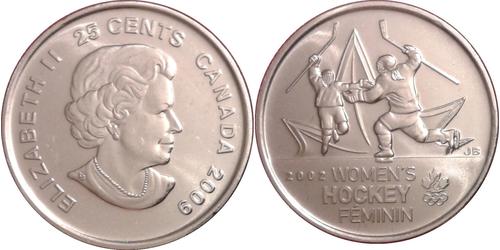 25 Цент Канада Никель Елизавета II (1926-2022)