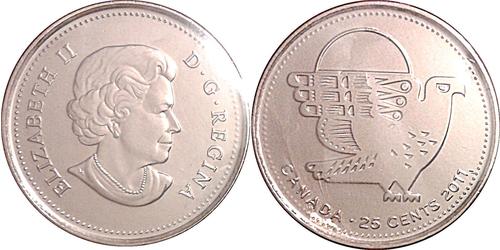 25 Цент Канада Никель Елизавета II (1926-2022)